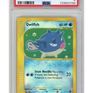 Qwilfish 127/165 Reverse Foil PSA 8