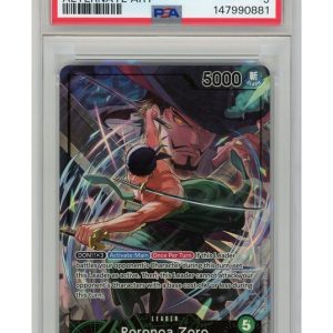 Roronoa Zoro (Alternate Art) (One Piece) OP12-020 PSA 9