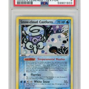 Snow-Cloud Castform 25/101 Reverse Foil PSA 9