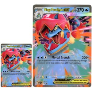 Mega Feraligatr ex - MEP036 (3D effekt) - JUMBOkort
