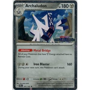 Archaludon - 107/142 - Stellar Crown Stamp - Sealed