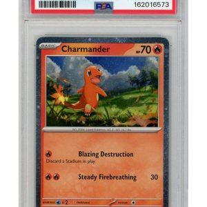 Charmander Cosmos Holo 007/091 PSA 8
