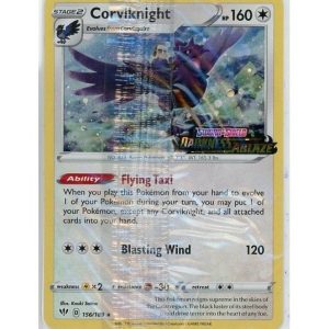 Corviknight - 156/189 - Darkness Ablaze Stamp - Sealed