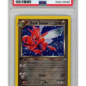 Dark Scizor 9/105 1st Edition PSA 8