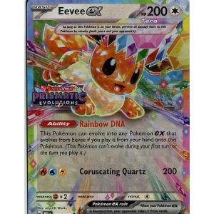 Eevee ex - 075/131 - Prismatic Evolutions Stamp - Sealed