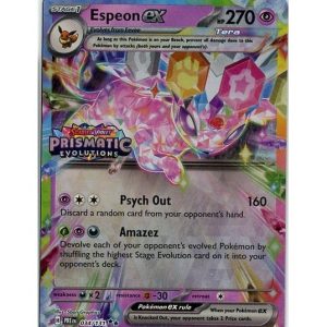 Espeon ex - 034/131 - Prismatic Evolutions Stamp - Sealed