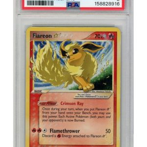 Flareon * (Gold Star) 100/108 PSA 2