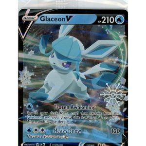 Glaceon V - 040/203 - Snowflake Stamp - Sealed