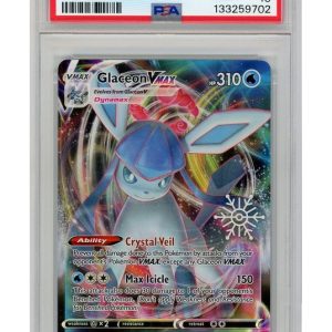 Glaceon VMAX Snowflake Stamp 041/203 PSA 10