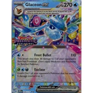 Glaceon ex - 026/131 - Prismatic Evolutions Stamp - Sealed