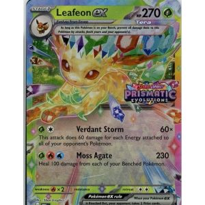 Leafeon ex - 006/131 - Prismatic Evolutions Stamp - Sealed