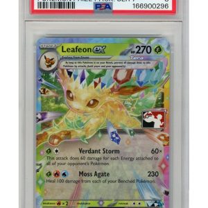 Leafeon ex League Stamp 006/131 PSA 8