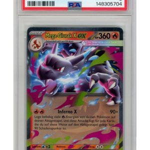 Mega Glurak X ex (Charizard) 013/094 PSA 9