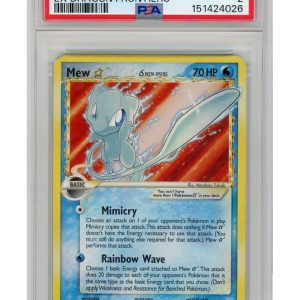 Mew * (Gold Star) 101/101 PSA 2
