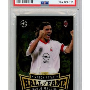 Paolo Maldini Hall of Fame Match Attax 2024 HOF5 PSA 10