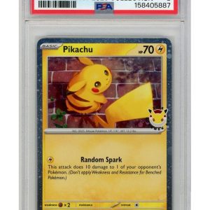 Pikachu Pokemon Day 2026 Stamp 051/162 PSA 8
