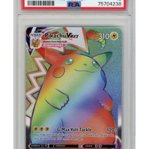 Pikachu VMAX Skade på slab se billedet 188/185 PSA 10
