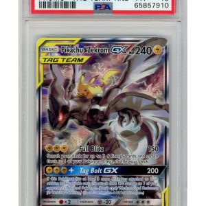 Pikachu & Zekrom GX SM168 PSA 10
