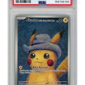 Pikachu with Grey Felt Hat SVP085 PSA 9