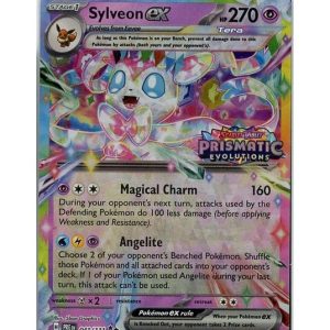 Sylveon ex - 041/131 - Prismatic Evolutions Stamp - Sealed