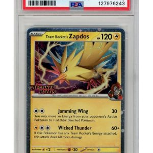 Team Rocket's Zapdos Destined Rivals Stamp 070/182 PSA 10
