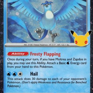 Articuno - MEP097 - Pokemon Mega Evolution promo