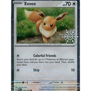 Eevee 133/165 - Snowflake Stamp - Sealed