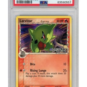 Larvitar &delta; EX Delta Species Stamp 73/113 PSA 7