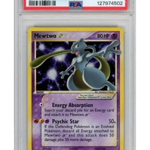 Mewtwo * (Gold Star) 103/110 PSA 7
