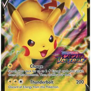 Pikachu V - 043/185 - Vivid Voltage Stamp - JUMBOkort