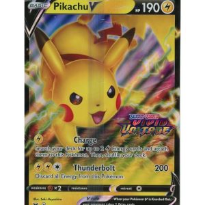 Pikachu V - 043/185 - Vivid Voltage Stamp - JUMBOkort - Sealed