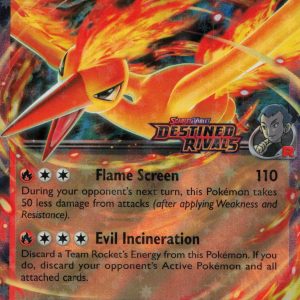 Team Rocket's Moltres ex - 031/182 - Destined Rivals Stamp