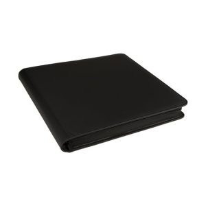 Toploadermappe i høj kvalitet: PremiumSets 12-Pocket Zip-Up Album - Sort