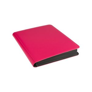 Toploadermappe i høj kvalitet: PremiumSets 9-Pocket Zip-Up Album - Pink (mørk)