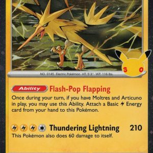 Zapdos - MEP098 - Pokemon Mega Evolution promo