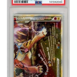 Entei & Raikou Legend 91/95 PSA 8