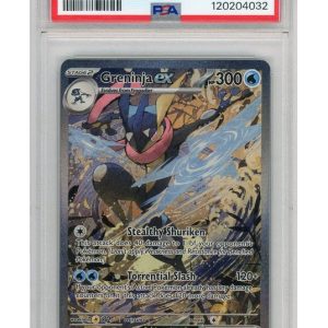 Greninja ex Stellar Crown Stamp SVP132 PSA 9