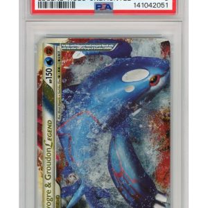 Kyogre & Groudon Legend 87/90 PSA 8