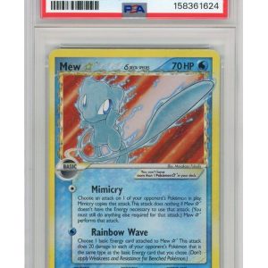 Mew * (Gold Star) 101/101 PSA 4