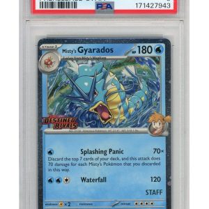 Misty's Gyarados STAFF 049/182 PSA 9